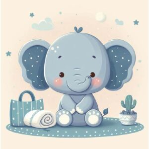 ELEFANTITO EN SU MANTITA