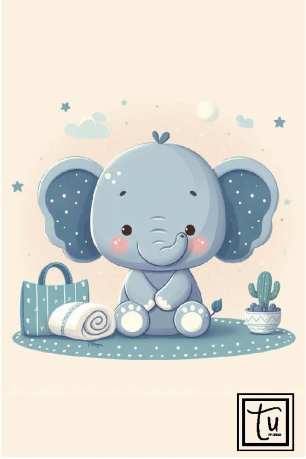 ELEFANTITO EN SU MANTITA